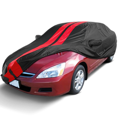 1998-2007 Honda Accord Coupe TitanGuard Car Cover-Black and Red