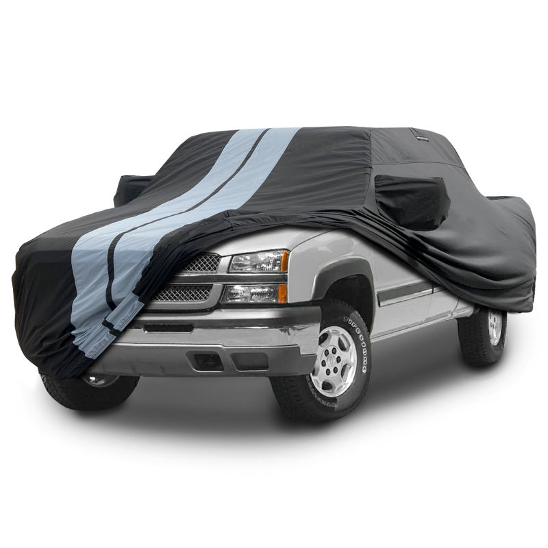 1999-2006 Chevrolet Silverado 1500 Regular Cab 8.1 ft. Long Bed TitanGuard Truck Cover-STR-Black and Gray