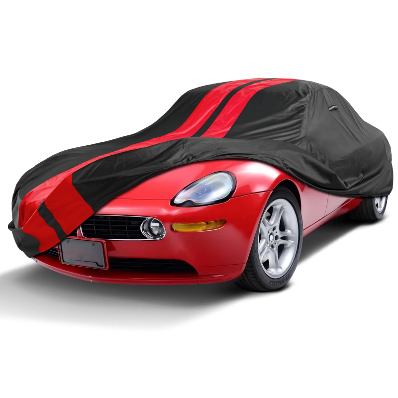 2000-2003 BMW Z8 TitanGuard Car Cover-Black and Red