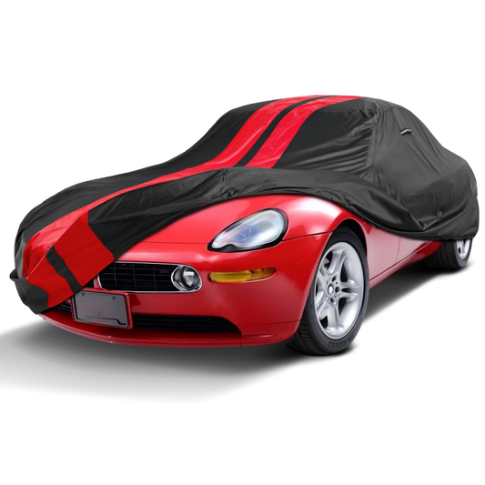 2000-2003 BMW Z8 TitanGuard Car Cover-Black and Red