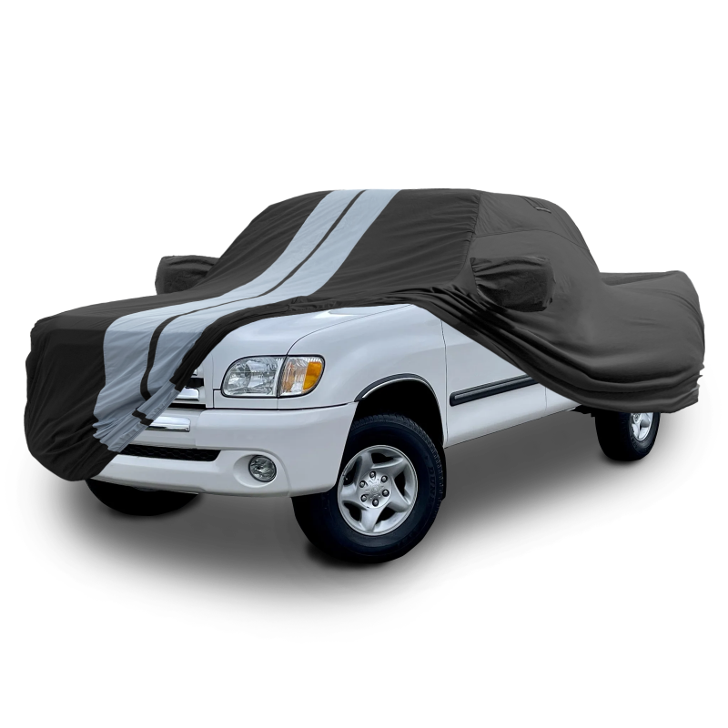 2000-2006 Toyota Tundra Double Cab 6.2 ft. Regular Bed TitanGuard Truck Cover-STR-Black and Gray