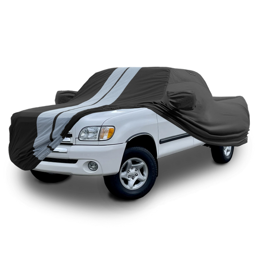 2000-2006 Toyota Tundra Double Cab 6.2 ft. Regular Bed TitanGuard Truck Cover-STR-Black and Gray