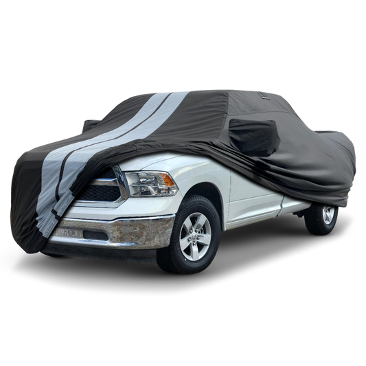 2002-2010 Dodge Ram 1500 Regular Cab 8.2 ft. Long Bed TitanGuard Truck Cover-STR-Black and Gray