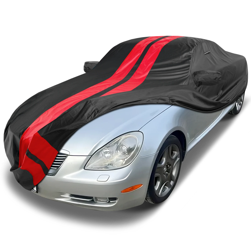 2002-2010 Lexus SC TitanGuard Car Cover-Black and Red