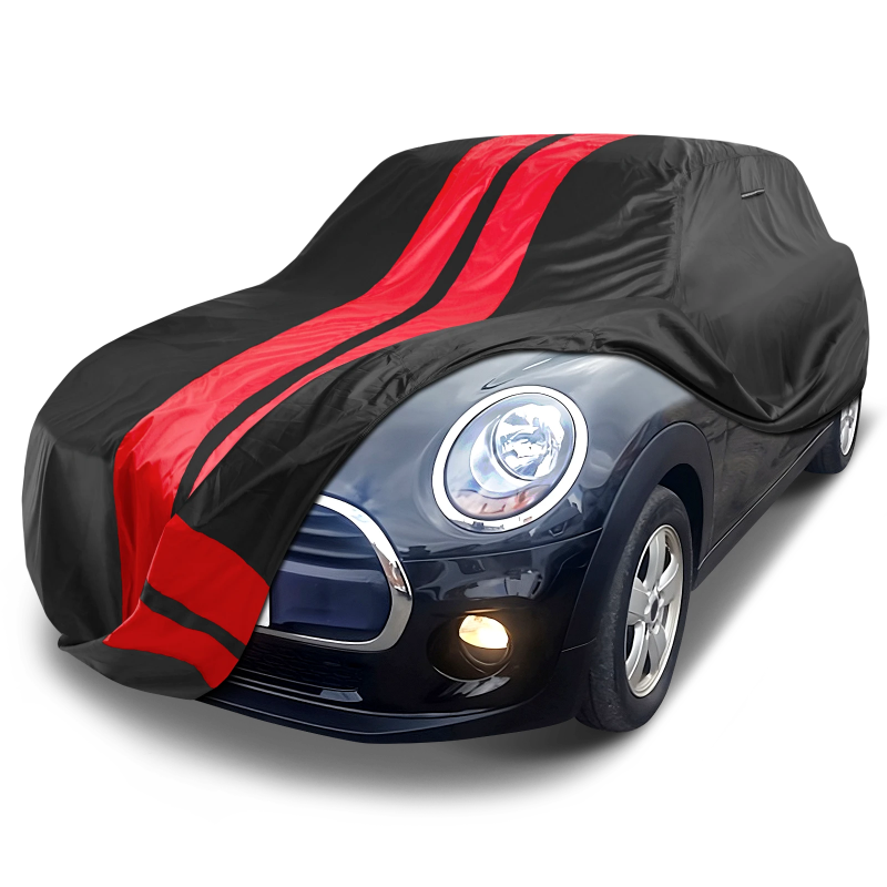 2002-2024 MINI Cooper TitanGuard Car Cover-Black and Red