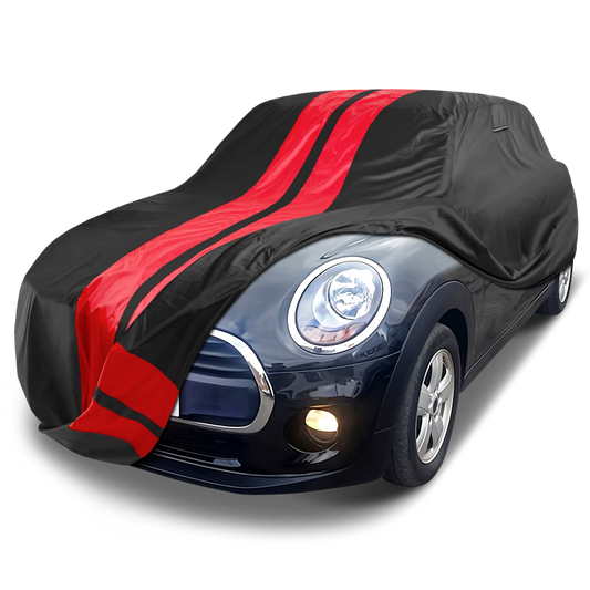 2002-2024 MINI Cooper TitanGuard Car Cover-Black and Red