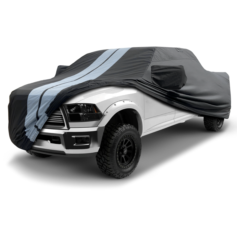 2003-2009 Dodge Ram 3500 Mega Cab 6.4 ft. Regular Bed TitanGuard Truck Cover-STR-Black and Gray