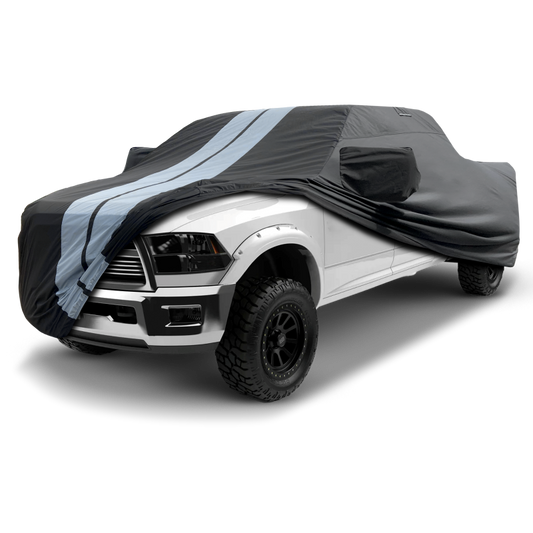 2003-2009 Dodge Ram 3500 Mega Cab 6.4 ft. Regular Bed TitanGuard Truck Cover-STR-Black and Gray