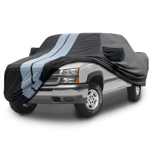 2004-2006 Chevrolet Silverado 1500 Crew Cab 5.8 ft. Short Bed TitanGuard Truck Cover-STR-Black and Gray