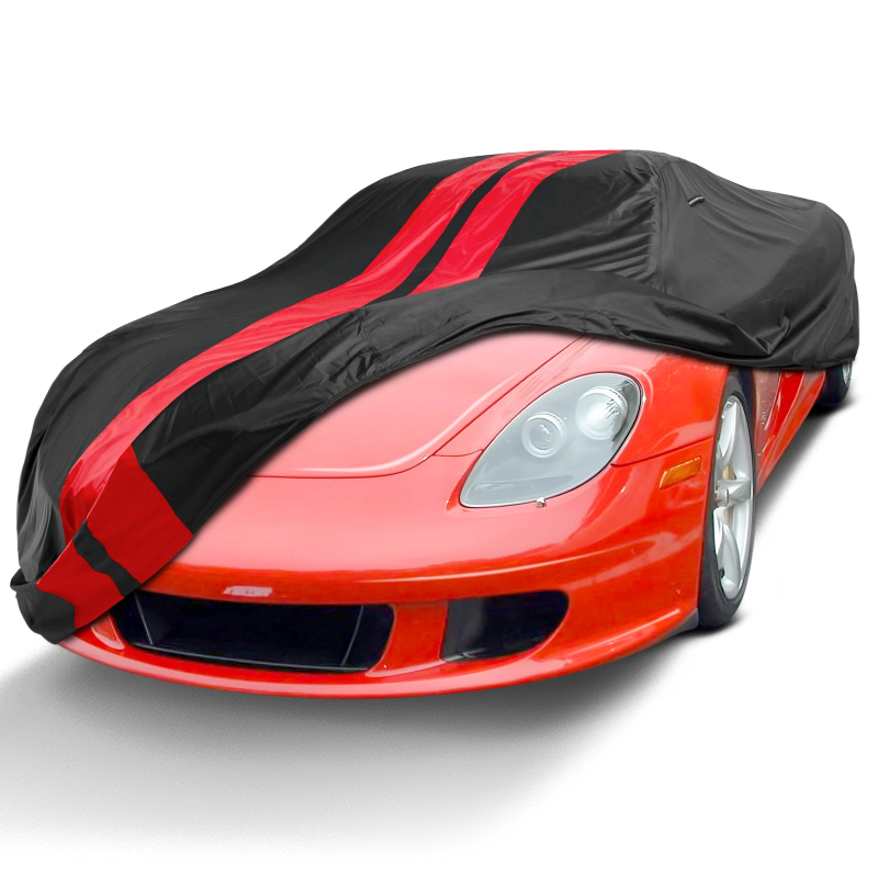 2004-2006 Porsche Carrera GT TitanGuard Car Cover-Black and Red