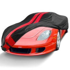 2004-2006 Porsche Carrera GT TitanGuard Car Cover-Black and Red