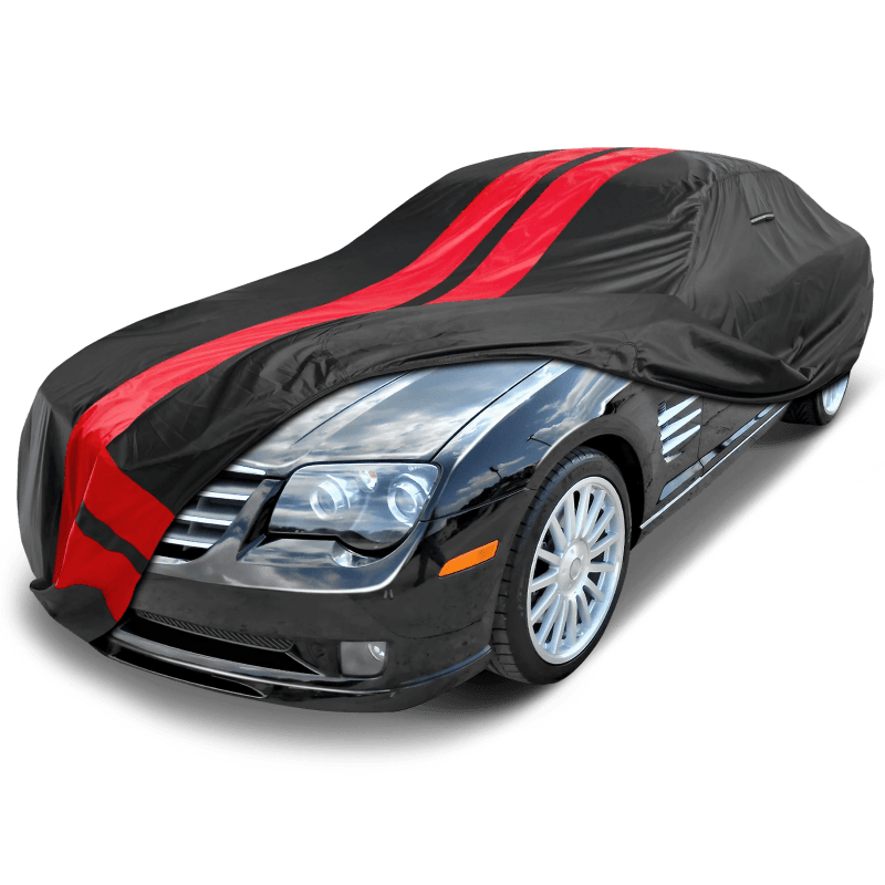 Chrysler Crossfire 2004-2008 Black Red TitanGuard Car Cover