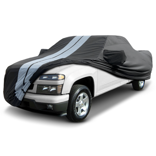 2004-2012 Chevrolet Colorado Regular Cab 6.1 ft. Regular Bed TitanGuard Truck Cover-STR-Black and Gray