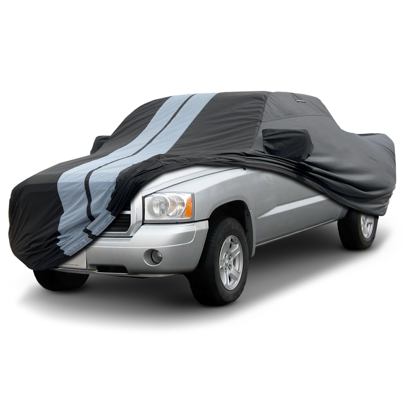 2005-2007 Dodge Dakota Quad Cab 5.4 ft. Short Bed TitanGuard Truck Cover-STR-Black and Gray