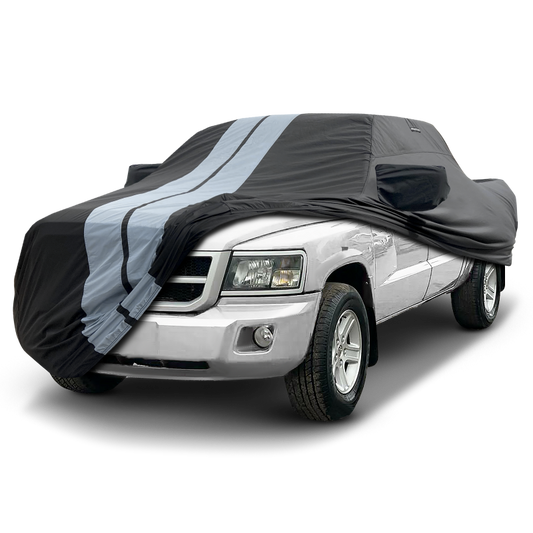 2005-2010 Dodge Dakota Club Cab 6.5 ft. Regular Bed TitanGuard Truck Cover-STR-Black and Gray