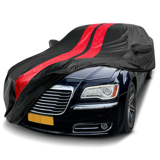 2005-2024 Chrysler 300 Series TitanGuard Car Cover-Black and Red