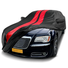 2005-2024 Chrysler 300 Series TitanGuard Car Cover-Black and Red