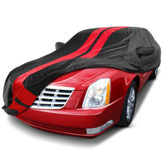 2006-2011 Cadillac DTS TitanGuard Car Cover-Black and Red