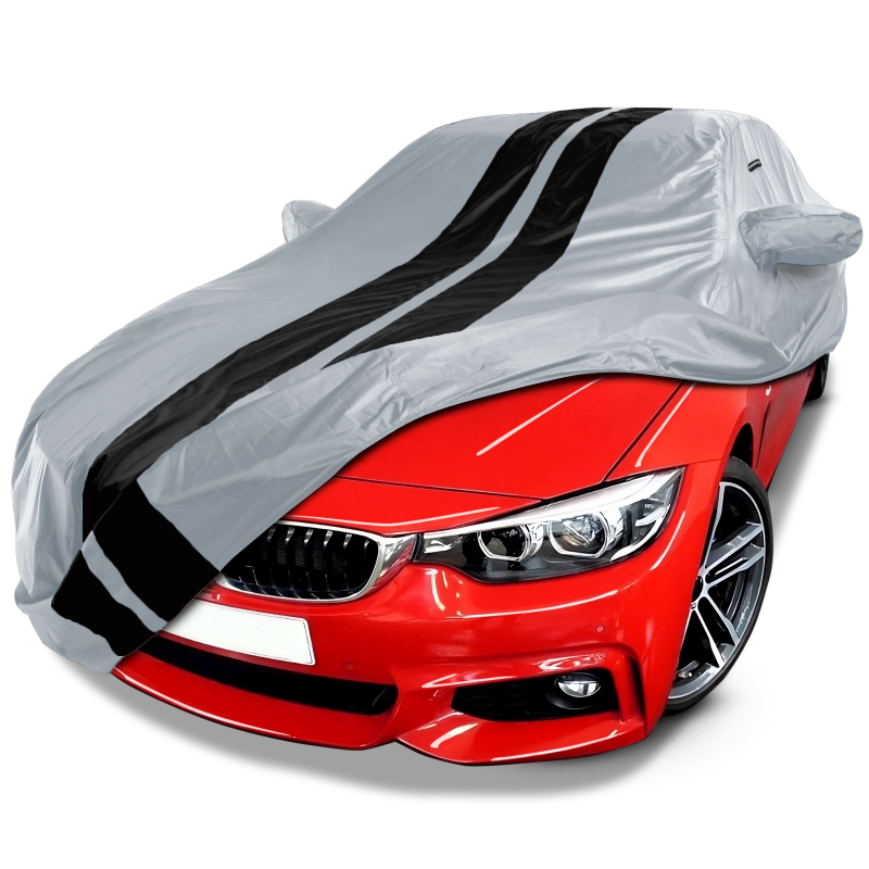 2006-2018 BMW 3-Series Sedan TitanGuard Car Cover-Gray and Black