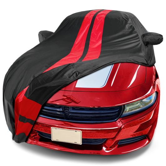 2006-2023 Dodge Charger TitanGuard Car Cover-Black and Red