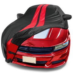 2006-2023 Dodge Charger TitanGuard Car Cover-Black and Red