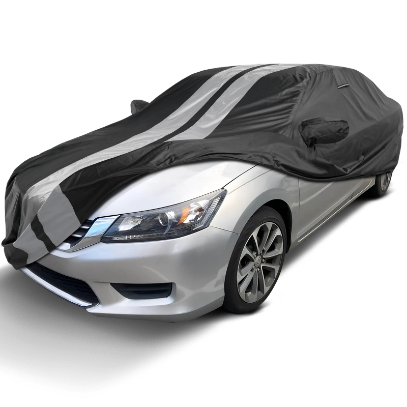 2008-2012 Honda Accord Sedan TitanGuard Car Cover-Black and Gray