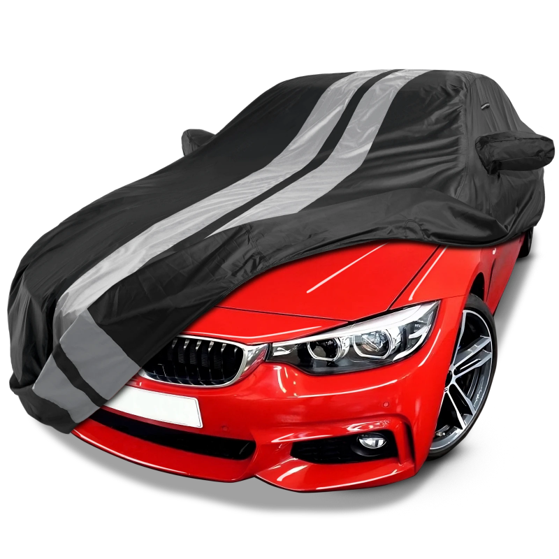 2008-2013 BMW M3 Coupe TitanGuard Car Cover-Black and Gray