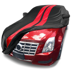 2008-2013 Cadillac CTS Sedan TitanGuard Car Cover-Black and Red