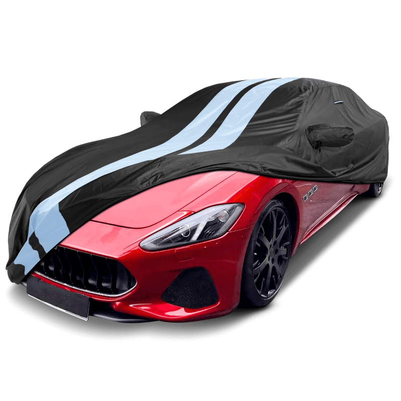 Maserati GranTurismo 2008-2025 Black Gray TitanGuard Car Cover