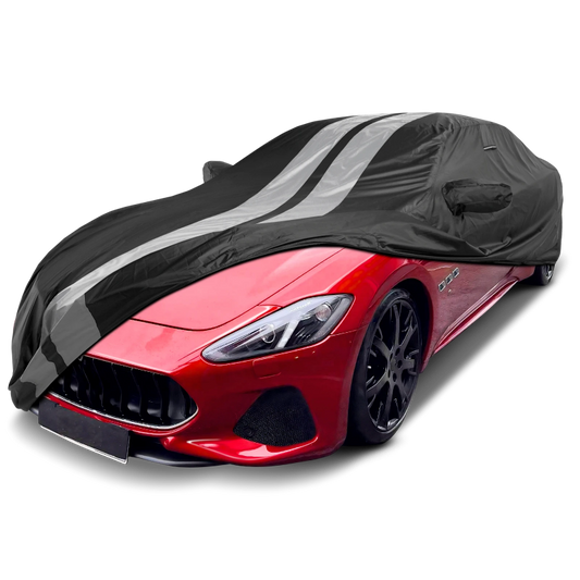 2008-2018 Maserati GranTurismo TitanGuard Car Cover-Black and Gray