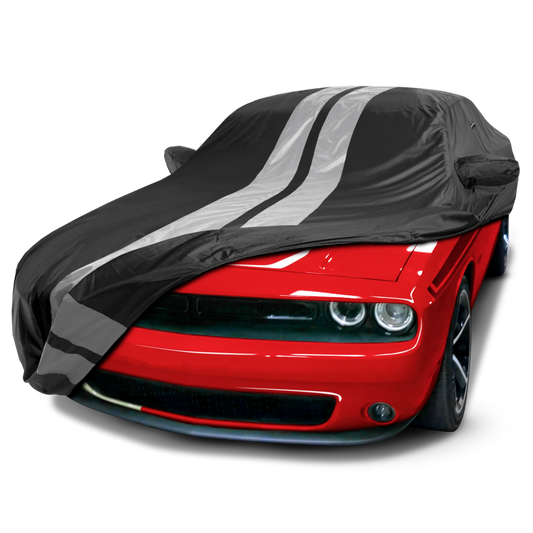 2008-2023 Dodge Challenger TitanGuard Car Cover-Black and Gray