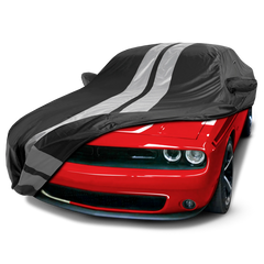 2008-2023 Dodge Challenger TitanGuard Car Cover-Black and Gray