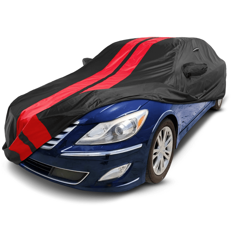 Hyundai Genesis Black Red TitanGuard Car Cover