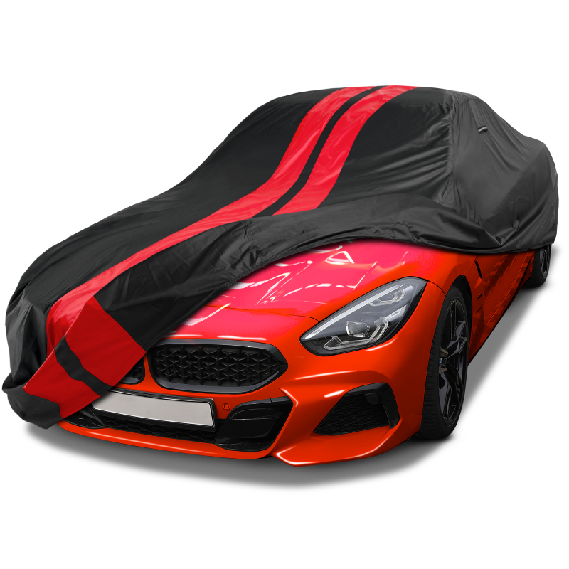 2009-2023 BMW Z4 TitanGuard Car Cover-Black and Red