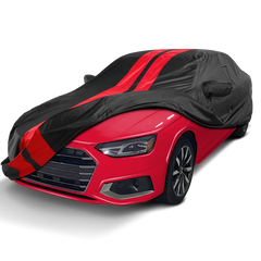 2009-2024 Audi A4 Allroad TitanGuard Car Cover-Black and Red