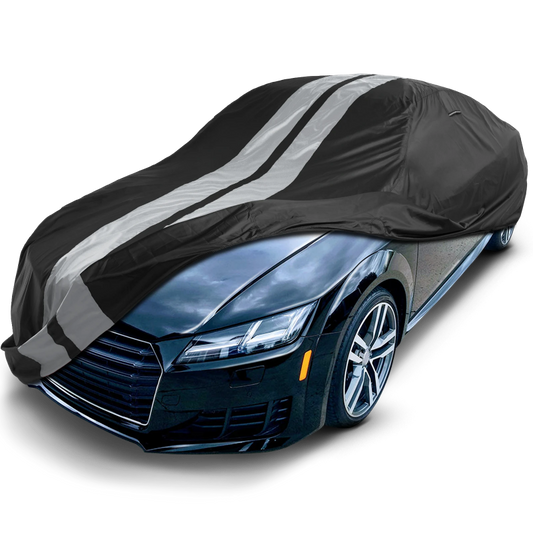 2009-2024 Audi TTS TitanGuard Car Cover-Black and Gray