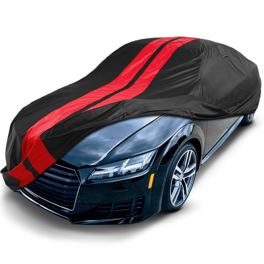 2009-2024 Audi TTS TitanGuard Car Cover-Black and Red