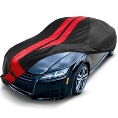 2009-2024 Audi TTS TitanGuard Car Cover-Black and Red