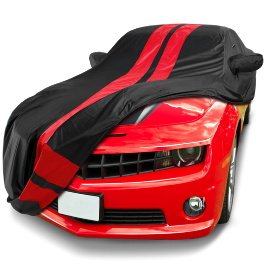 2010-2023 Chevrolet Camaro LS TitanGuard Car Cover-Black and Red