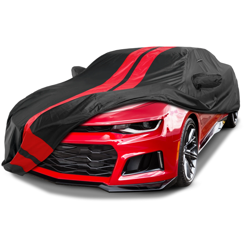 2010-2024 Chevrolet Camaro SS TitanGuard Car Cover-Black and Red