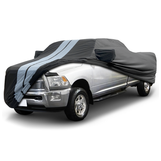 2010 Dodge Ram 2500 Crew Cab 6.4 ft. Regular Bed TitanGuard Truck Cover-STR-Black and Gray