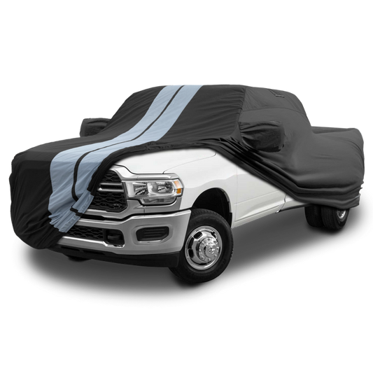 2011-2025 RAM 3500 Regular Cab 8.2 ft. Long Bed TitanGuard Truck Cover-STR-Black and Gray