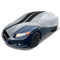 2012-2014 Honda Civic Hybrid TitanGuard Car Cover-Gray and Black