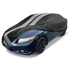 2012-2015 Honda Civic Coupe TitanGuard Car Cover-Black and Gray