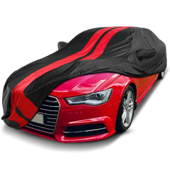 2012-2018 Audi A6 TitanGuard Car Cover-Black and Red