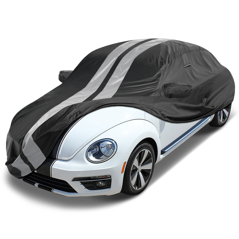 2012-2019 Volkswagen Beetle TitanGuard Car Cover-Black and Gray