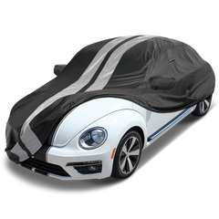 2012-2019 Volkswagen Beetle TitanGuard Car Cover-Black and Gray