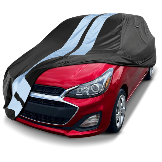 2012-2022 Chevrolet Spark TitanGuard Car Cover-Black and Gray