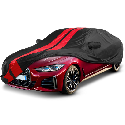 2014-2024 BMW 4-Series TitanGuard Car Cover-Black and Red