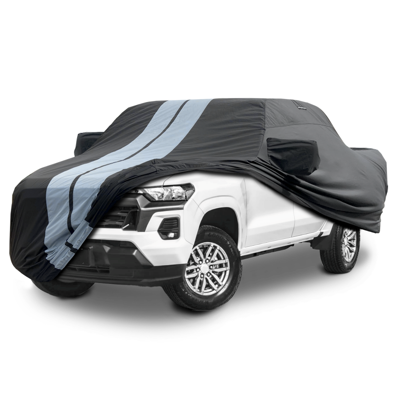 2015-2022 Chevrolet Colorado Extended Cab 6.1 ft. Regular Bed TitanGuard Truck Cover-STR-Black and Gray